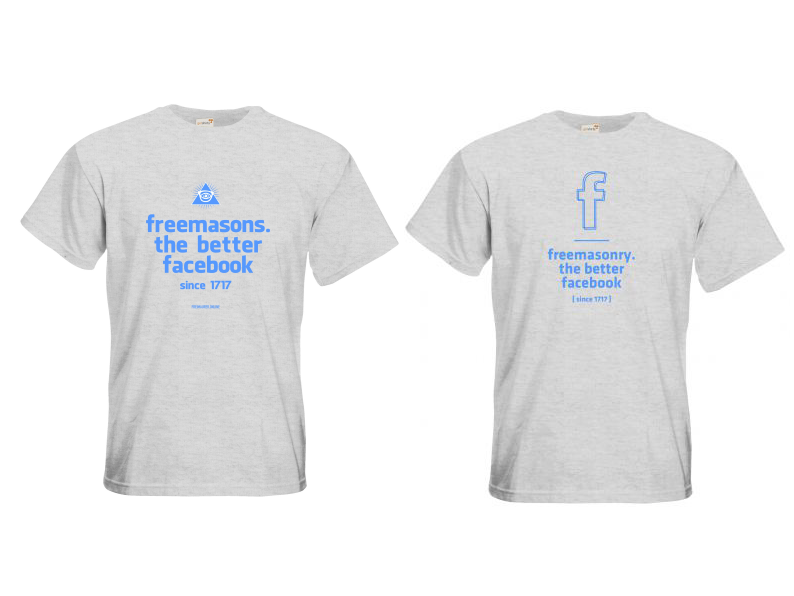 Freimaurer-Bekenner-T-Shirts – Freemasons – the better Facebook, Freemasonry – the better Facebook